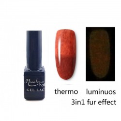Gel Lac 3in1 Moonbasa cu efect de Blana 6ml #489